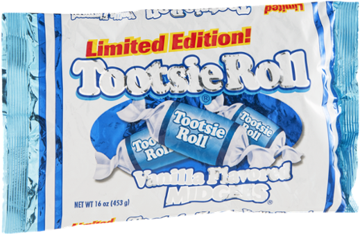 Tootsie Roll Midgees, Vanilla - 16 Oz Bag (600x600), Png Download