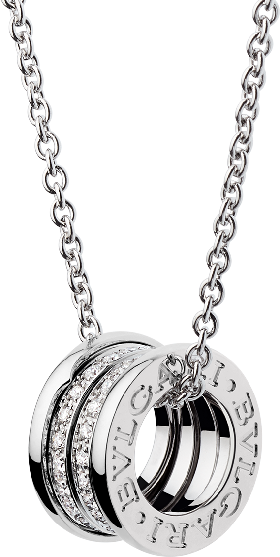 Zero1 Necklace White Gold White - Necklace (1800x1405), Png Download