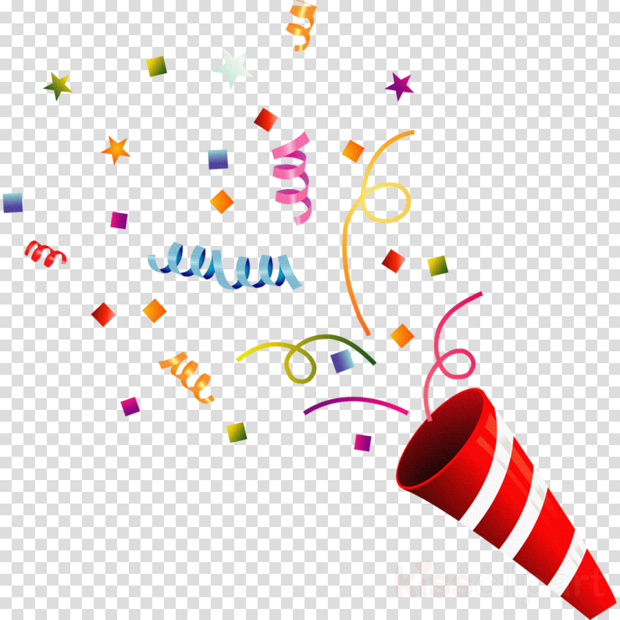 Party Horn Png Clipart Party Horn Birthday - Confettis Png (900x900), Png Download
