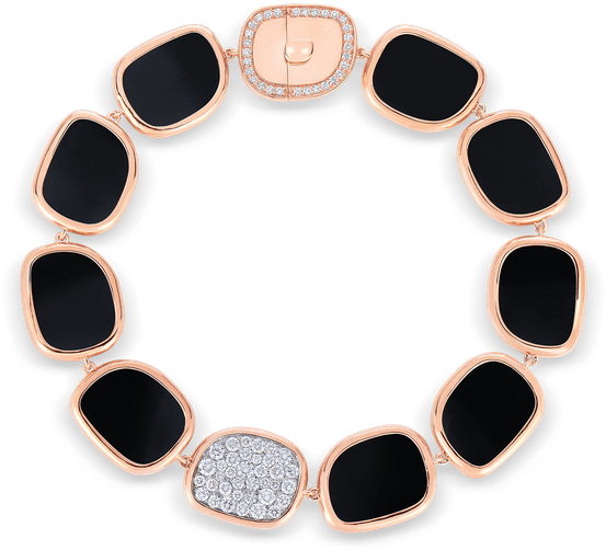 Roberto Coin Bracelet With Black Jade And Diamonds - Marketing Campaign Development Lifecycle (800x800), Png Download