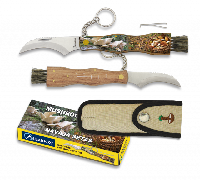 Pocket Knife Albainox Mushroom - Navaja Para Setas (640x581), Png Download