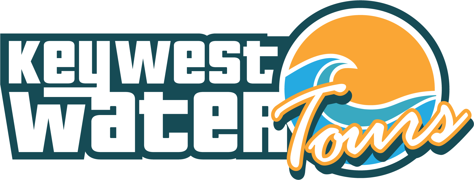 Key West Water Tours Logo - Key West Water Tours (2000x767), Png Download