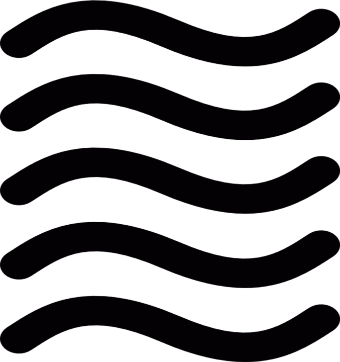 River, Symbol, Characters, Water, Lake, Sea - Simbolo Rio (677x720), Png Download