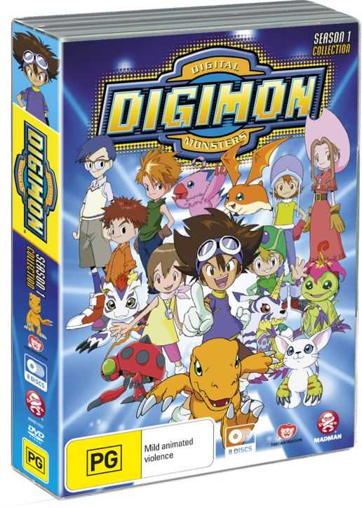 Digital Monsters Season 1 Collection - Digimon Digital Monsters Season 1 Collection (516x724), Png Download