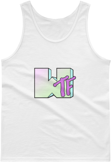 Wtf - Tank-top - Vaporwave Fashion - Active Tank (600x600), Png Download