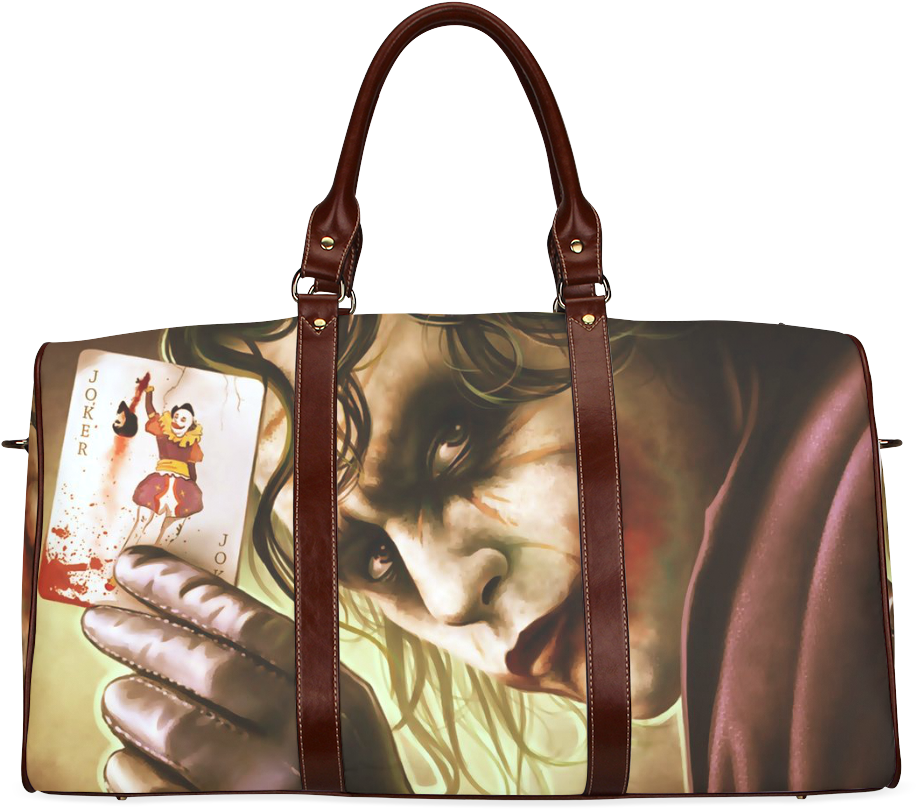 Psylocke Genuine Waterproof Canvas Handbag With Joker - Interestprint Custom Paisley Sugar Skull Dia De Los (1000x1000), Png Download