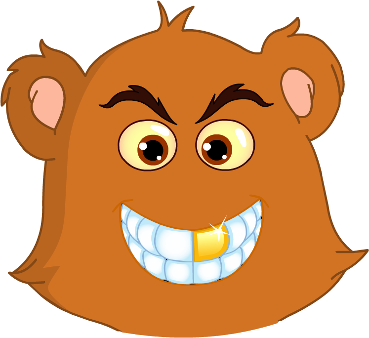 Bear Clipart Emoji - Teddy Bear Waving Goodbye (747x684), Png Download