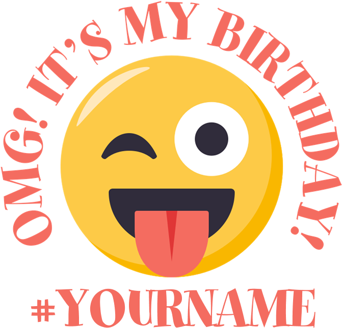 Emoji Wink Birthday Shot Glass - Winky Tongue Emoji Face Throw Blanket (700x700), Png Download
