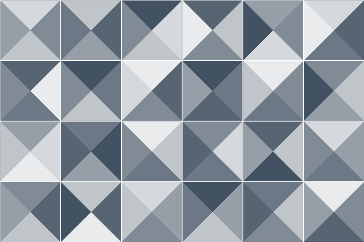 24 Stickers Carrelages Azulejos Nuances De Gris Geometrique - Triangle (1200x1200), Png Download