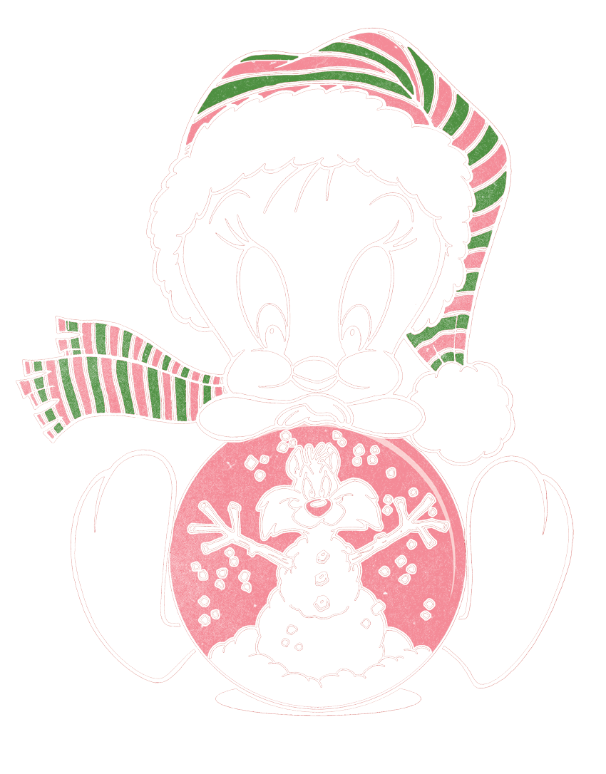 Looney Tunes Tweey Globe Juniors T-shirt - Illustration (850x1086), Png Download