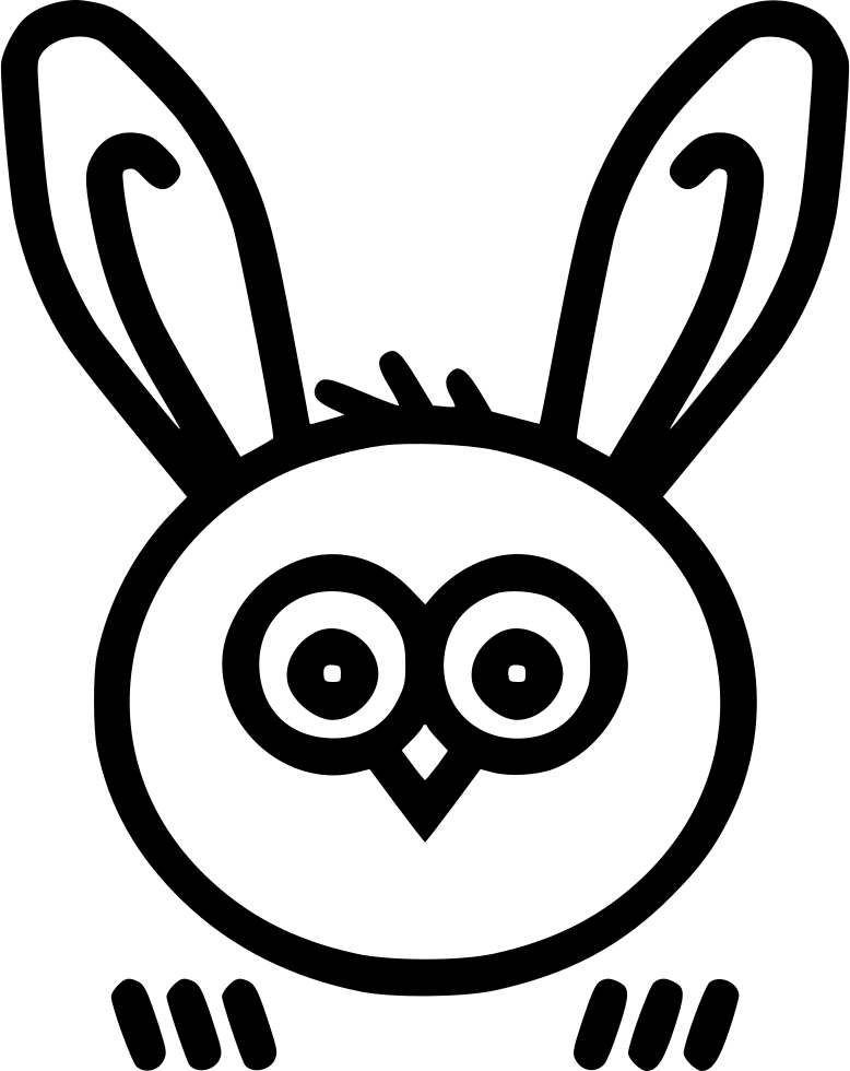 Png File Svg - Rabbit (778x980), Png Download