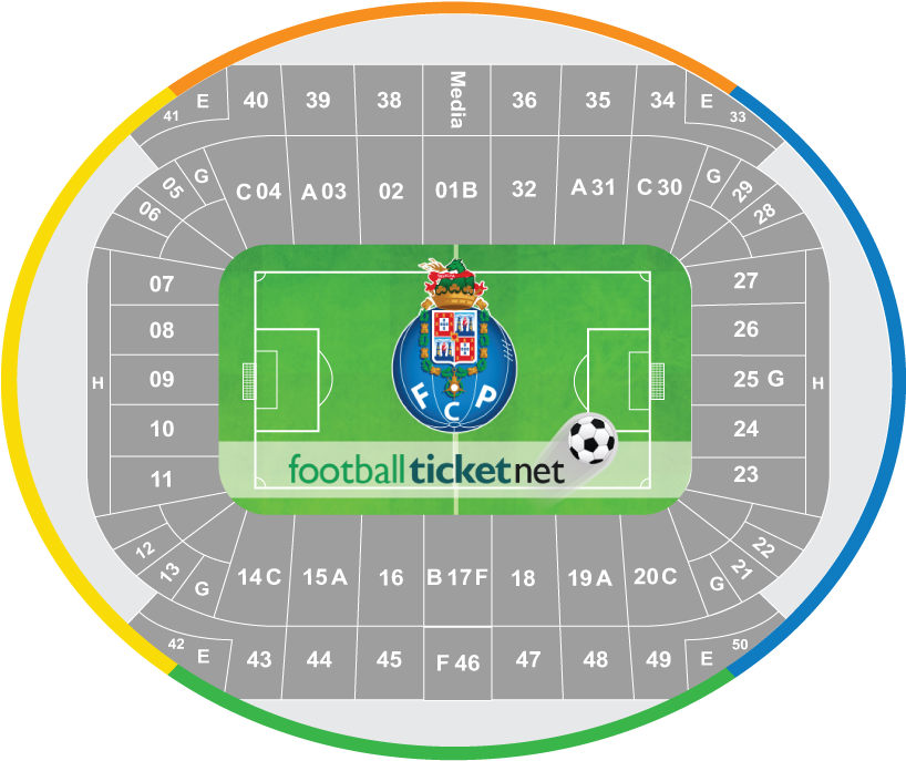 Fc Porto Vs C - Emirates Stadium (923x722), Png Download
