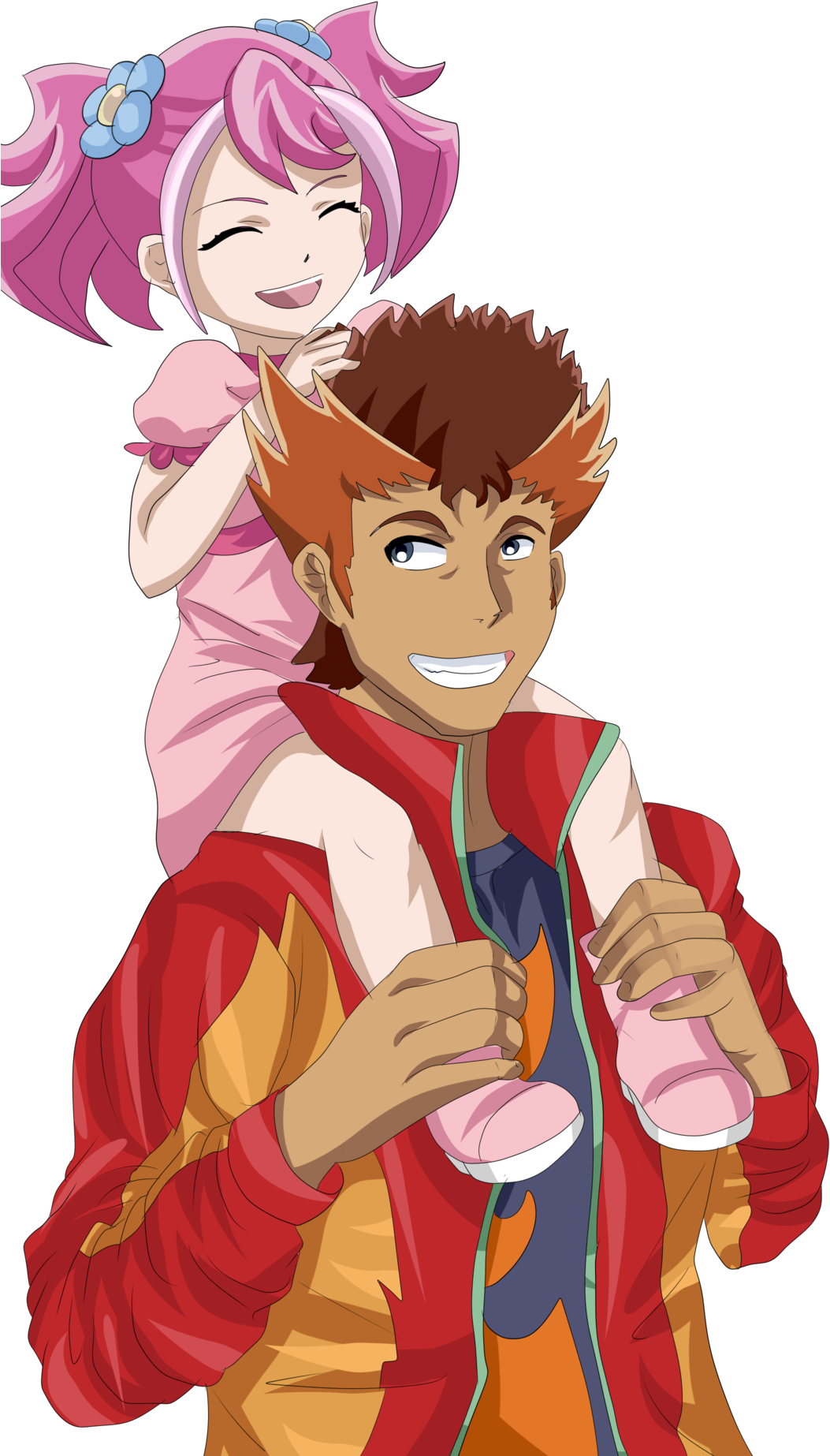 Yuzu Hiragi And Mr - Yu-gi-oh! Arc-v (1080x1920), Png Download