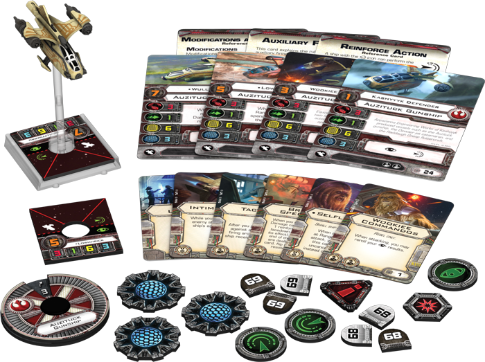 Fantasy Flight Games Continues Their Expansion Of The - X Wing Wookie Gunship (700x523), Png Download