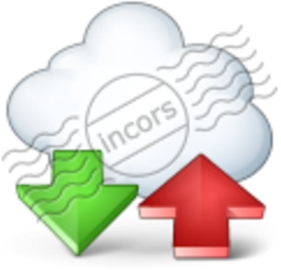 Up Down Cloud Icon (600x600), Png Download