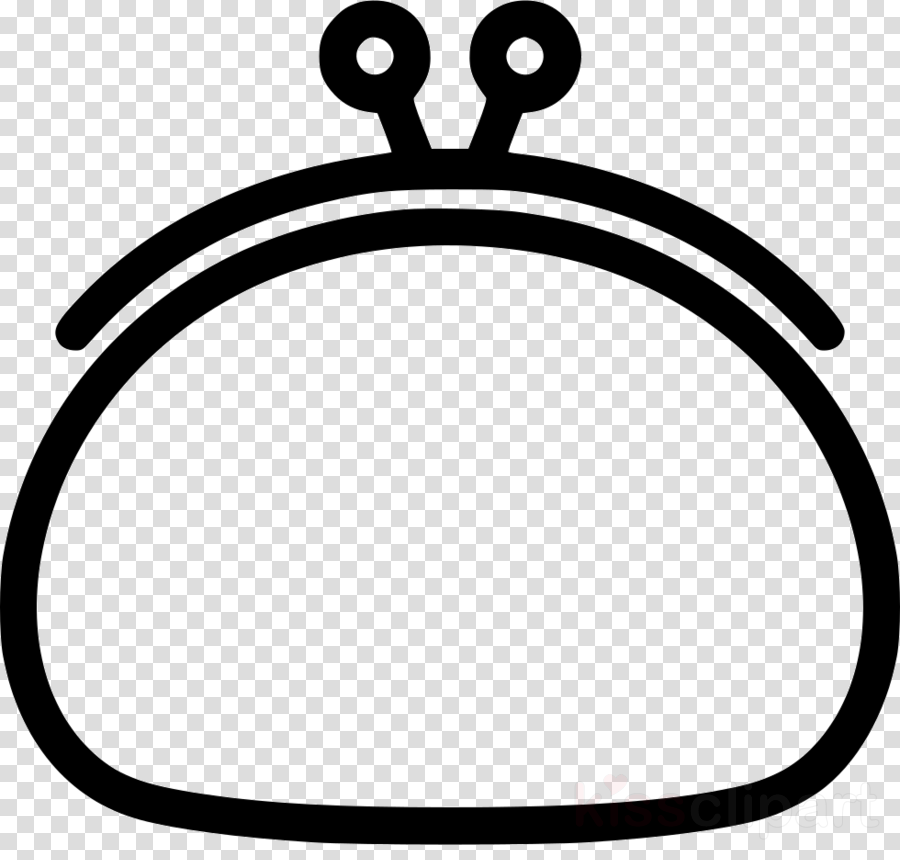 Purse Blank Clipart Handbag Computer Icons Clip Art - Vector Graphics (900x860), Png Download