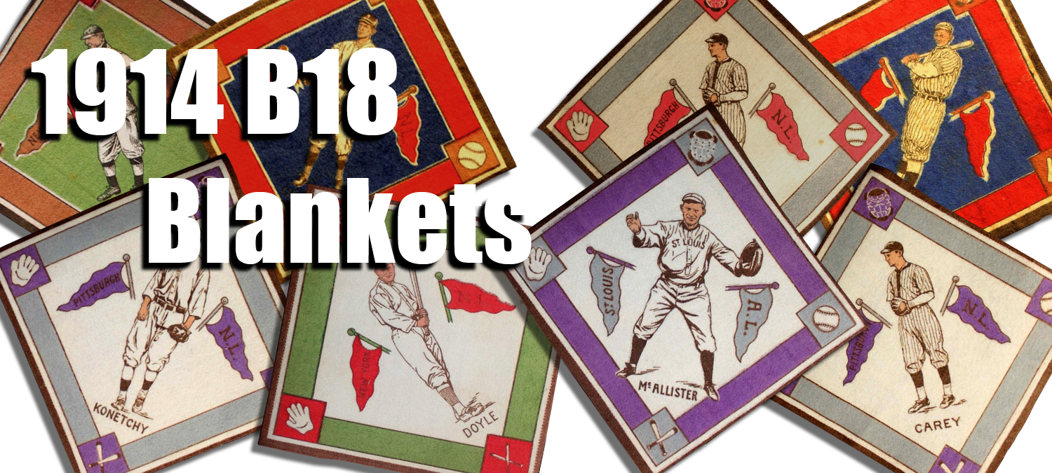1914 B18 Baseball Blankets - Card Game (1500x675), Png Download