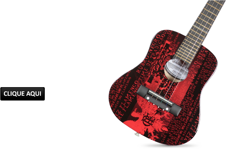 Cavaquinho Flamengo Uniform Waldman Cvu-1 Fla - Preto (985x514), Png Download