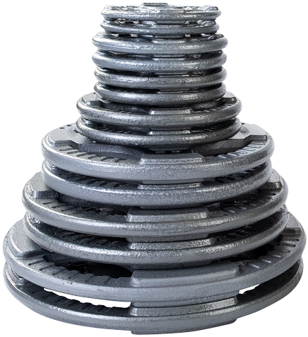 Steel Grip Olympic Plates - Weight Plate (600x600), Png Download