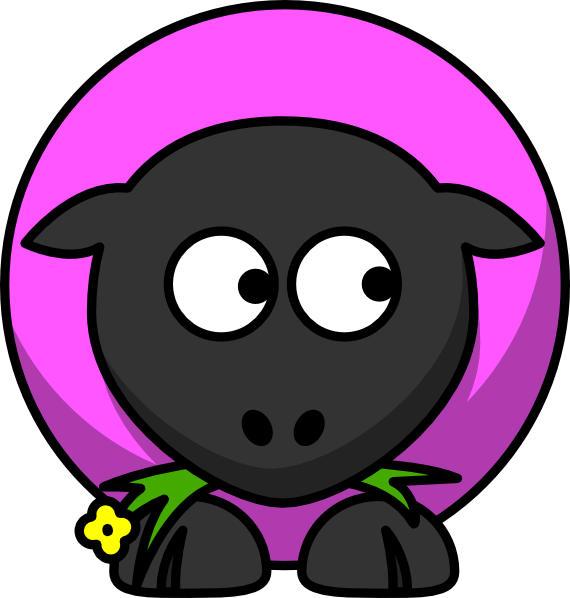 Sheep Clip Art .png (570x598), Png Download