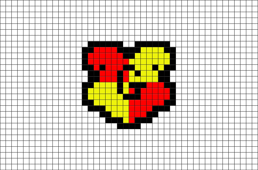 Pixel Art Harry Potter Gryffondor (880x581), Png Download