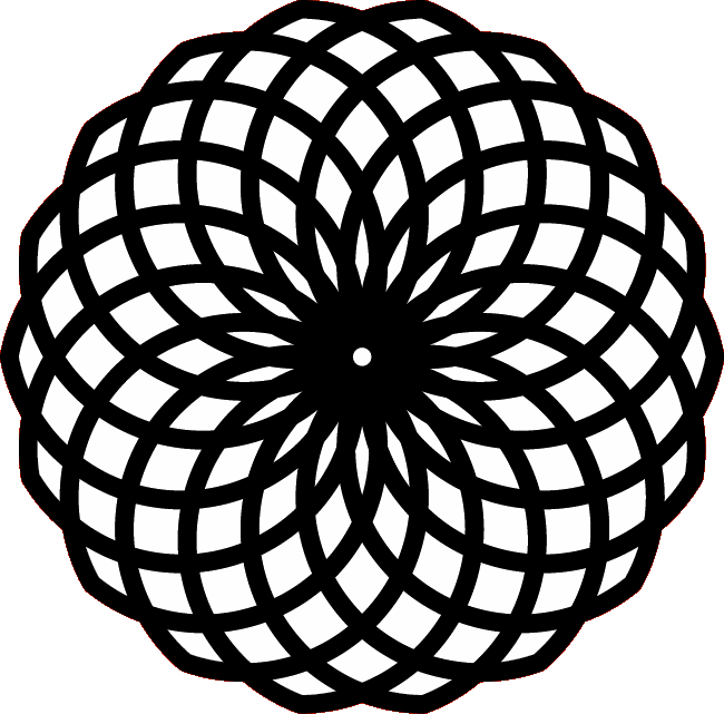 Transparencia Derechos Humanos Perspectiva De Género - Simple Mandala For Geometric Patterns (650x641), Png Download