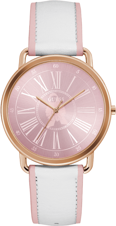 Iconic Guess - Guess Watch Sparkling Pink (600x800), Png Download
