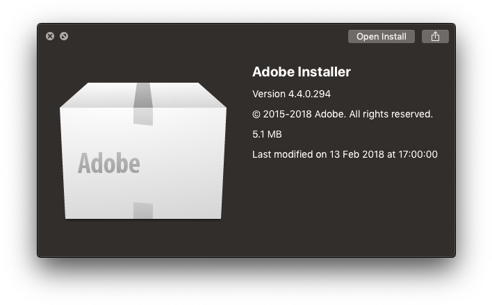 Adobe Installer Icon - Adobe (713x448), Png Download