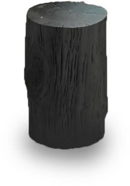 Metro Round Tree Stump End Table - Plywood (459x480), Png Download