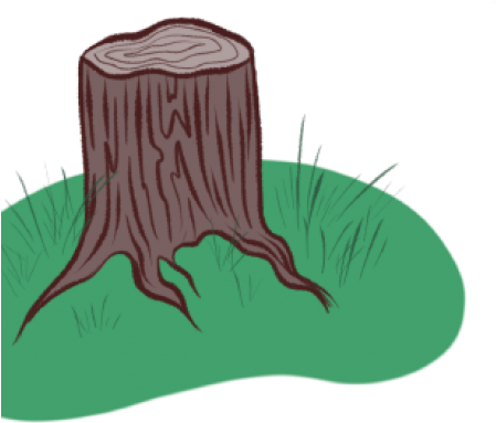 Stump - Tree Stump (500x800), Png Download