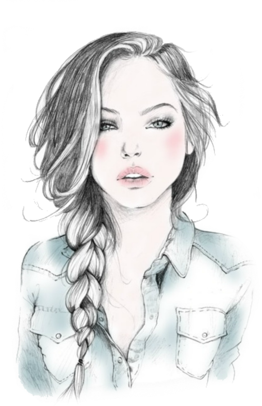 Report Abuse - Girl Drawing With Shirt (1024x1316), Png Download