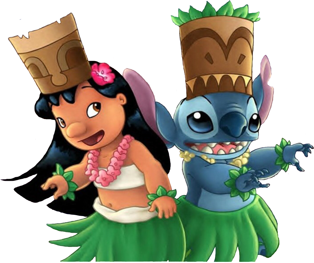 Lilo Stitch Lei Mydrunkenmonkey Hula Freetoedit - Lilo And Stitch Transparent Png (1097x919), Png Download