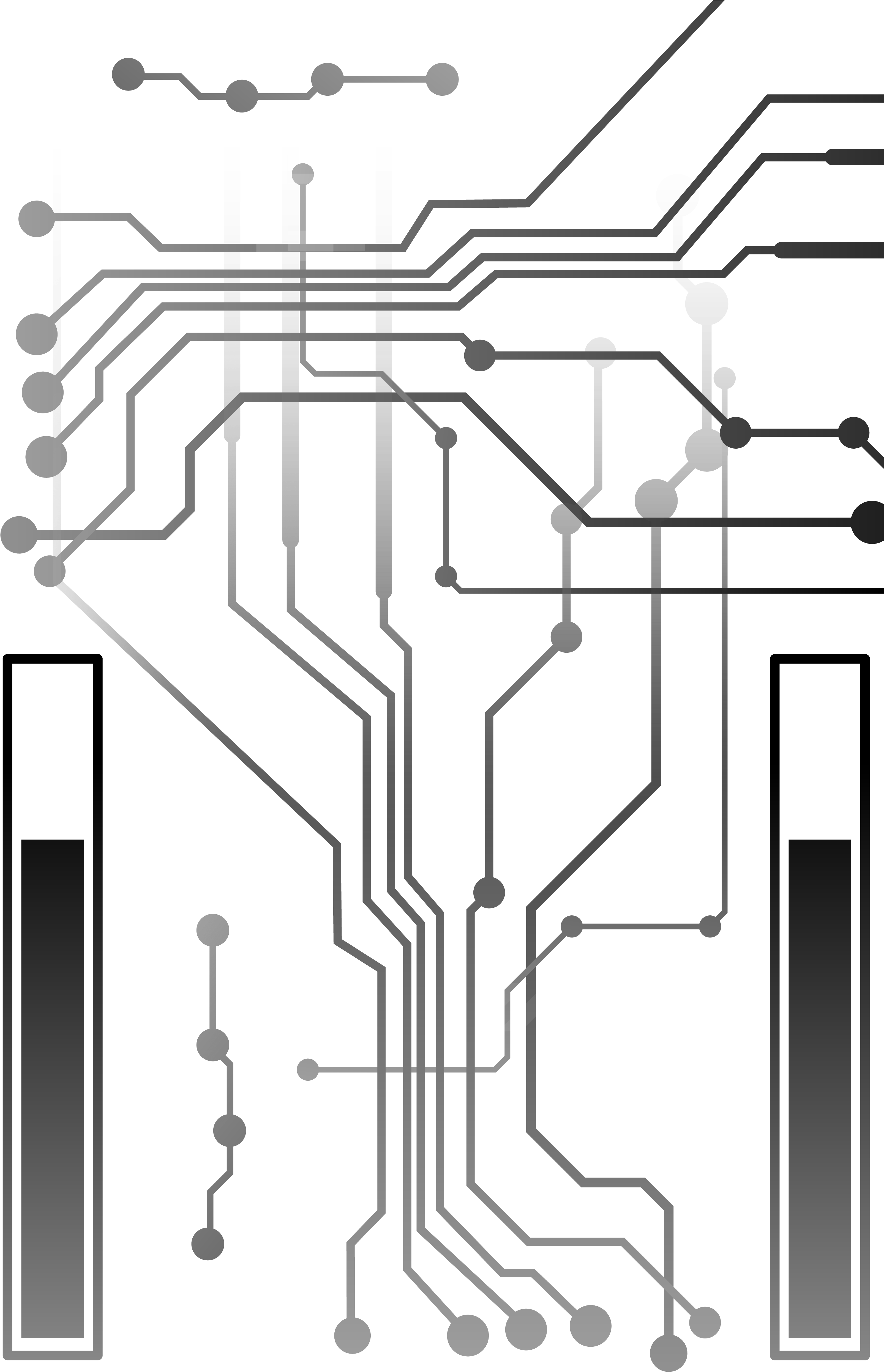 Printed Circuit Board Electrical Network Technology - Diseño De Circuito Png (3286x5000), Png Download