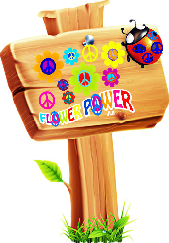 Fl☮wer P☮wer/jlb - Wood Board Cartoon Png (348x500), Png Download