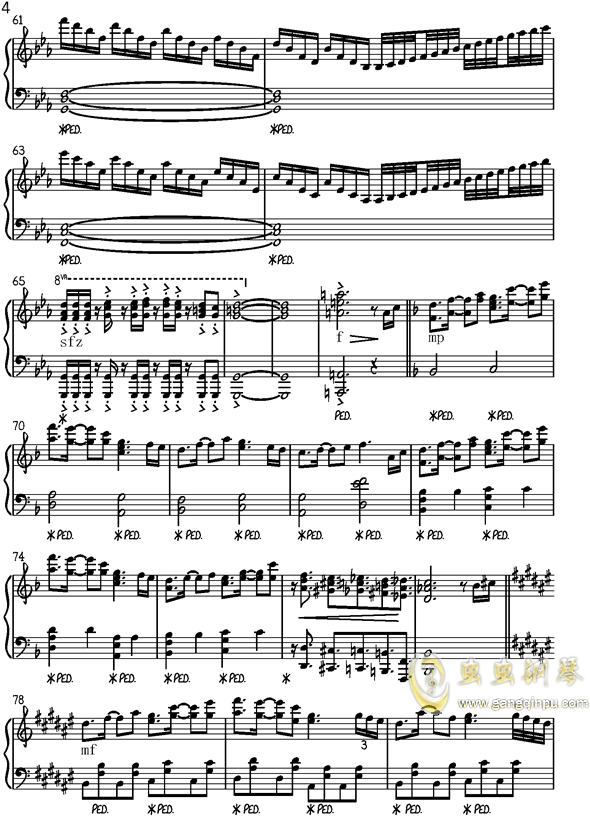 There Are A Couple Variations So I Will Give You Link - Sheet Music (630x891), Png Download