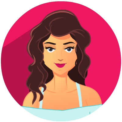 Pia - Desi Girl Cartoon Png (400x400), Png Download