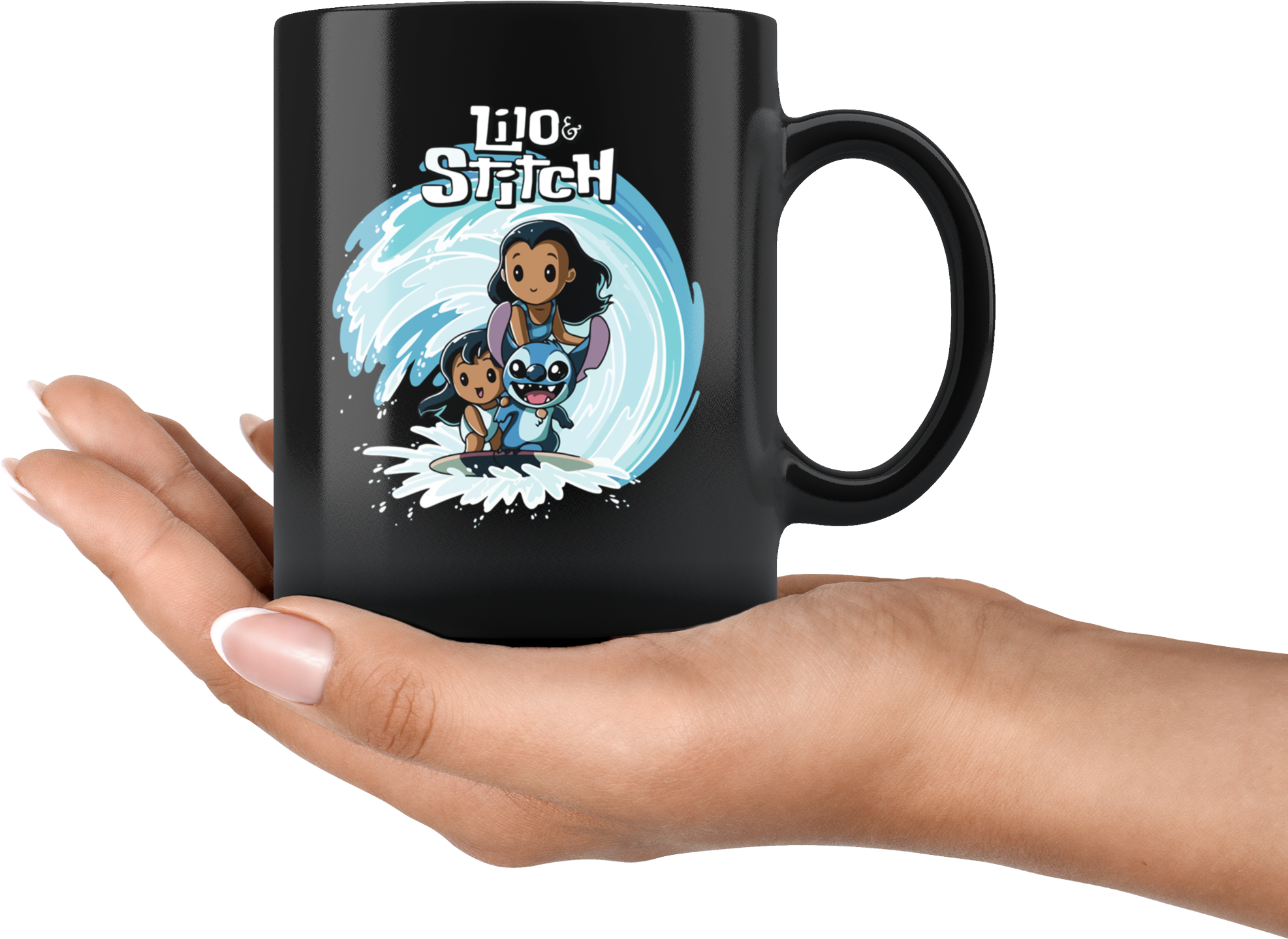 Lilo & Stitch Disney Mug - Mug (2000x2000), Png Download