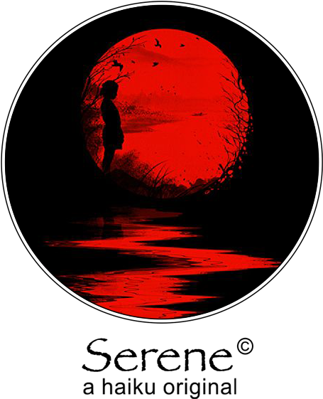 Serene A Haiku Original Bloody Puddles - Land Of The Rising Sun Wall Tapestry - Small: 51" X (499x613), Png Download