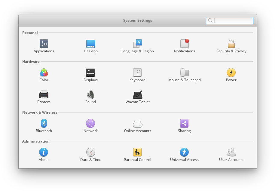 Settings Window Without Any Close Button - Linux Distribution (950x670), Png Download
