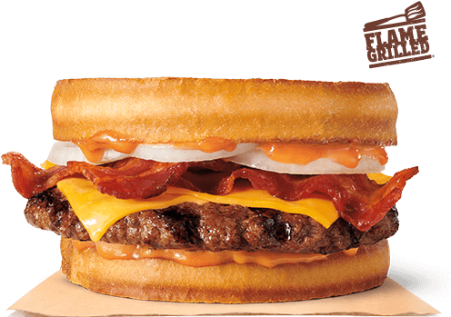 Sourdough King™ Single - Burger King Sourdough Bacon Swiss (500x540), Png Download