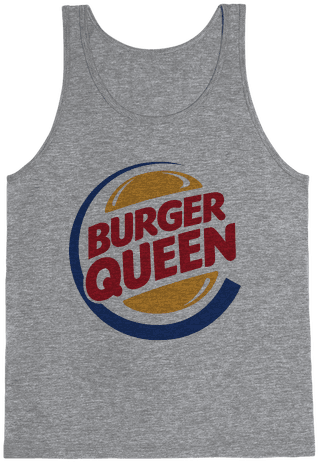 Burger Queen Tank Top - Burger King Sticker R1626 - 4 Inch (484x484), Png Download