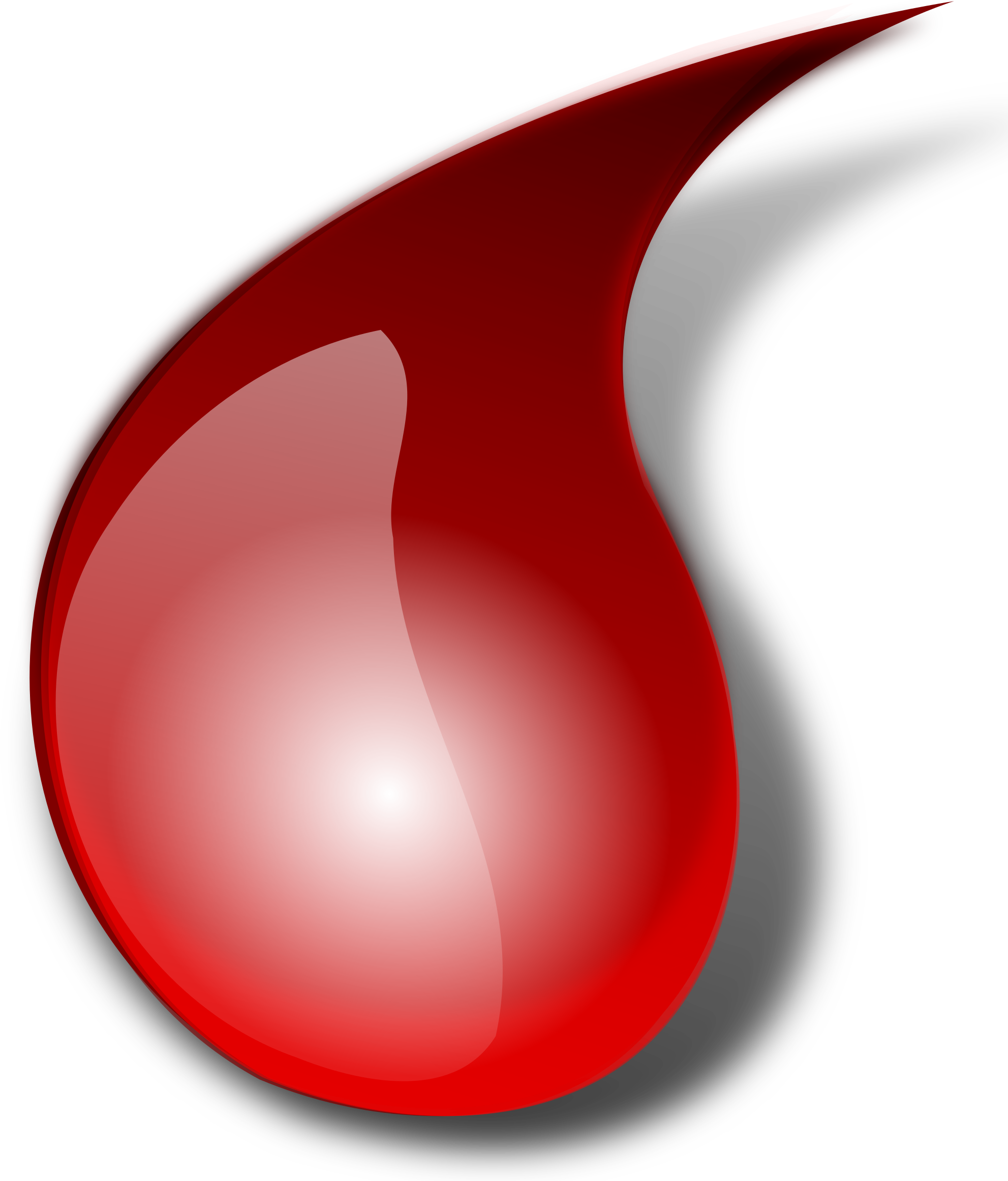 Clipart Blood Big Image Png - Gota De Sangue Png (2096x2400), Png Download