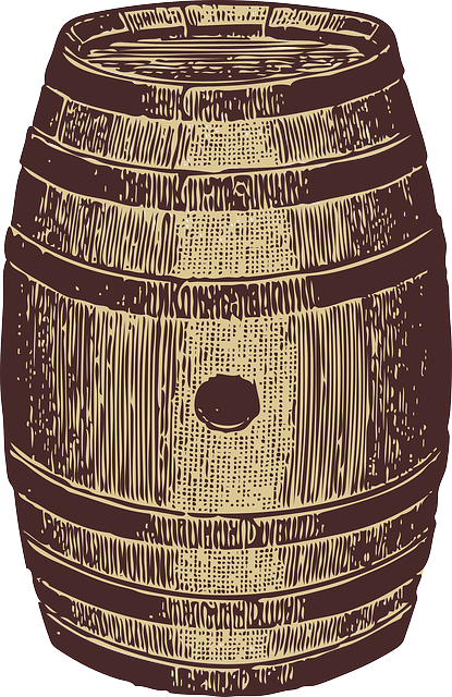 Keg Drawing Animated Image - Barrel Clip Art (415x640), Png Download