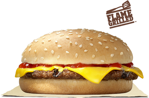 Allergens - Cheeseburger Meal Burger King (500x540), Png Download