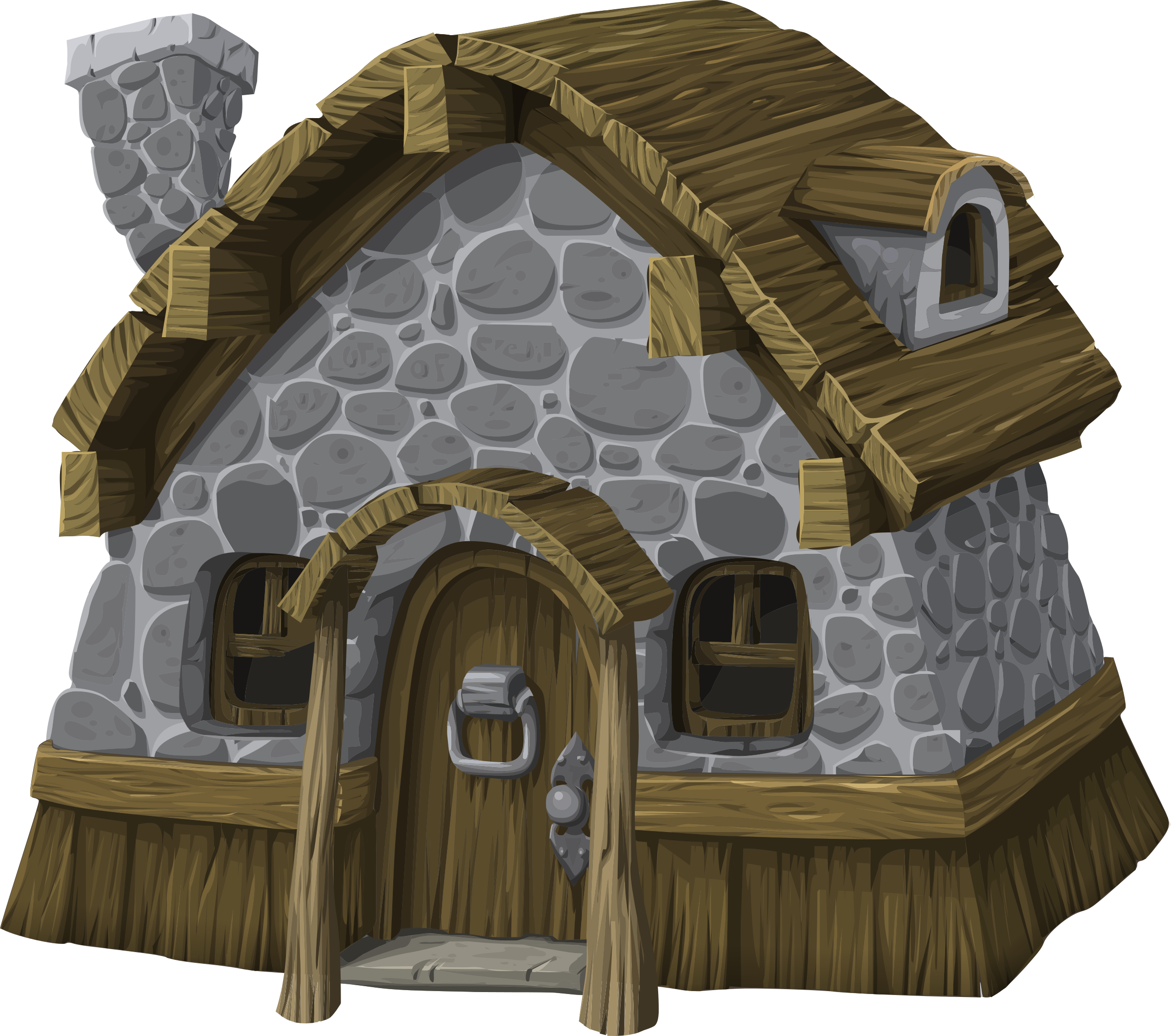 Hut Clipart Peasant House - Peasant House Clip Art (2400x2123), Png Download