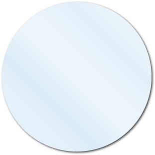Free Empty Circle Png - White Record (350x350), Png Download
