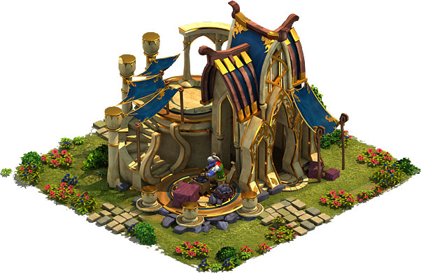 06 Workers Hut Elves 05 Cropped - Elven Tower (602x391), Png Download