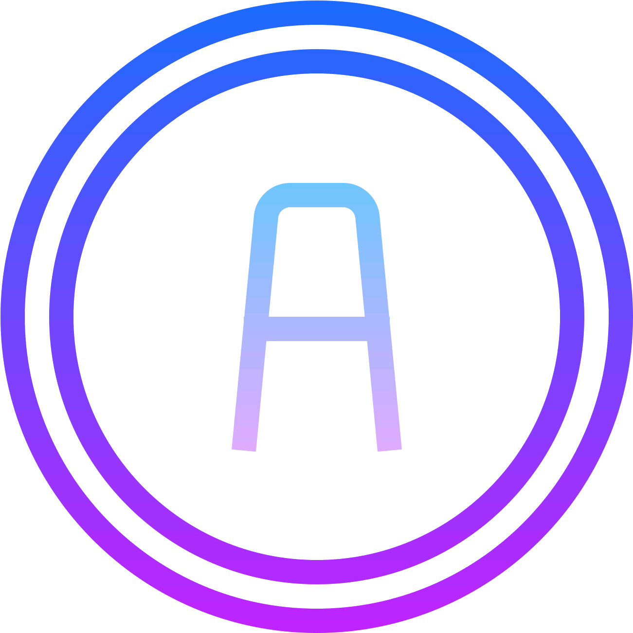 The Icon Is Very Simply Composed Of An Empty Circle - National Atomic Energy Commission (1600x1600), Png Download