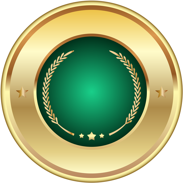 Art Images, Adobe Illustrator, Round Frame, Boarders, - Green Badges Png (600x600), Png Download