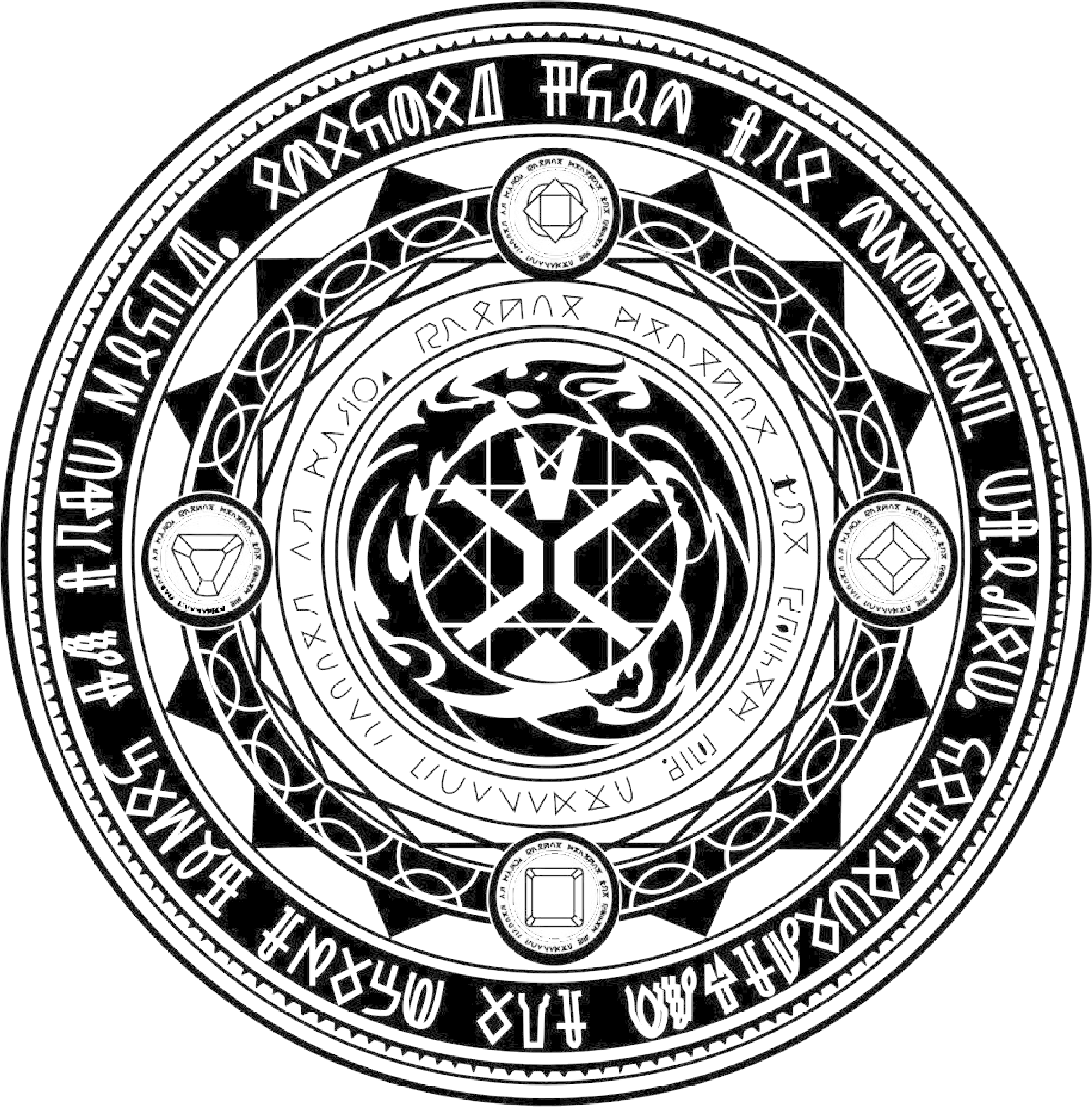 This Article Is About A/an Rider In Kamen Rider Wizard - Kamen Rider Wizard Magic Circle (3039x2556), Png Download